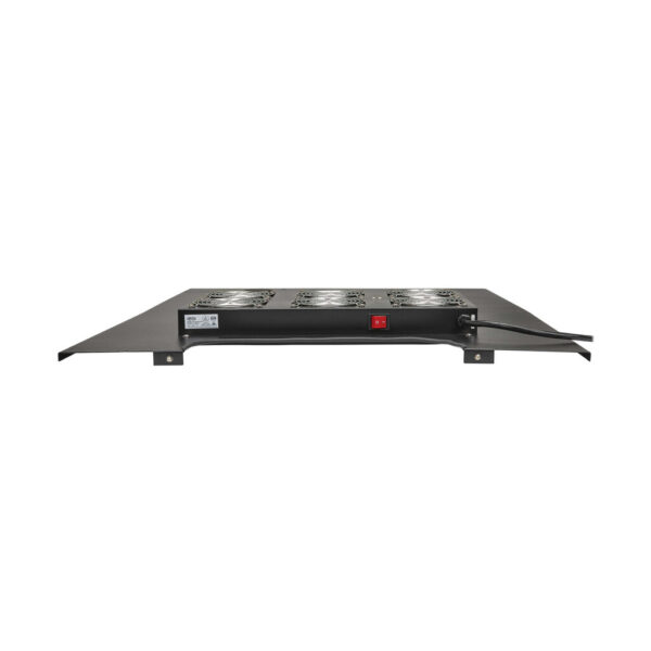 Tripp Lite series SmartRack Roof-Mounted Fan Panel for Deep and Wide Rack Enclosure Cabinets - 6 120V Fans, 630 CFM, 5-15P Plug