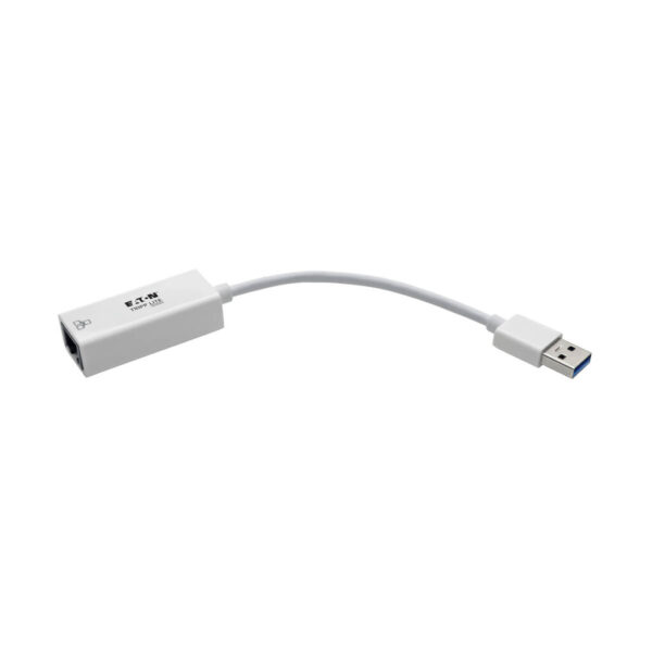 3fd62f84c8b957a6e91ca8b0704d2ed3 Tripp Lite series USB 3.0 to Gigabit Ethernet NIC Network Adapter - 10/100/1000 Mbps, White