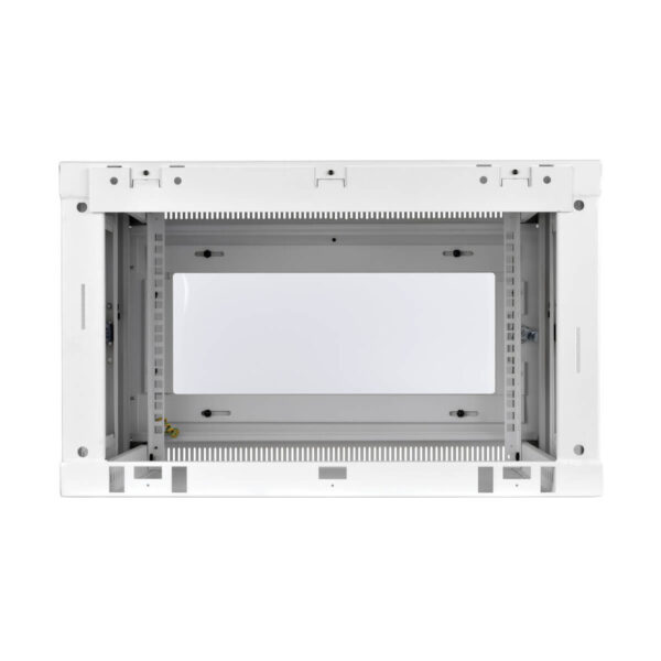 3fea495cc2243dd5a38e07c5658698d8 Tripp Lite series SmartRack 6U Low-Profile Switch-Depth Wall-Mount Mini Rack Enclosure, Clear Acrylic Window, White