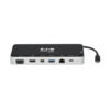 Tripp Lite series USB Dock, Triple Display - 4K HDMI & mDP, VGA, USB 3.x (5Gbps), USB-A/C Hub, GbE, 60W PD Charging