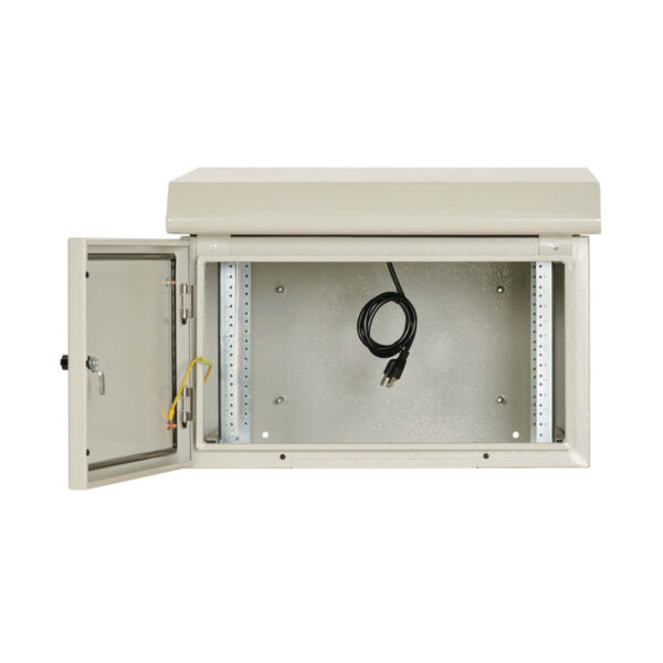4020777387a606cac2b850971fada44a Tripp Lite series SmartRack Industrial Enclosure - NEMA 3R, Wall Mount, Metal, Locking, Fan With Thermal Switch, 20.5 in. Depth, 6U, Gray