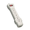 40701325a9a85fd7e92abb031080e8be Tripp Lite series Protect It! 7-Outlet Surge Protector, 7 ft. Cord with Right-Angle Plug, 2160 Joules, Diagnostic LEDs, Light Gray Housing