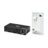 4071f8f3063ebfd90d343f6aaae98de8 Tripp Lite DisplayPort to HDMI over Cat6 Extender Kit, Box Transmitter/Wall Plate Receiver, 4K 60 Hz, PoC, HDCP 2.2, 230 ft., TAA - B127A-1A1-BDFH
