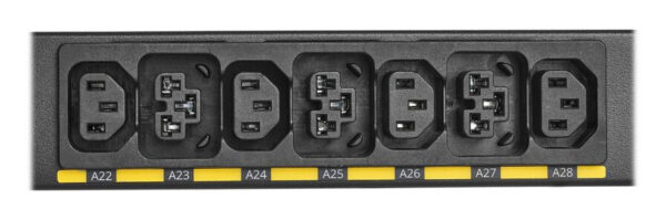 Eaton Universal-Input Managed PDU G4, 208V and 415/240V, 42 Outlets, Input Cable Sold Separately, End-Entry Input, 72-Inch 0U Vertical