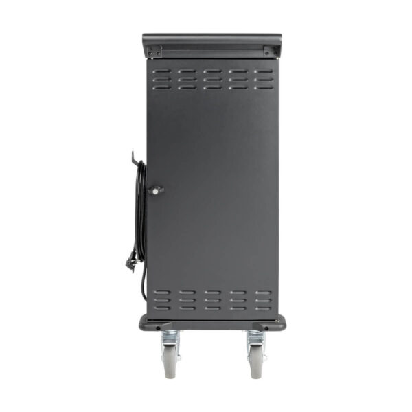 40b9e711bd34e989e546eccc08d94232 Tripp Lite series 27-Device AC Charging Cart for Laptops and Chromebooks - 120V, NEMA 5-15P, 10 ft. (3.05 m) Cord, Black
