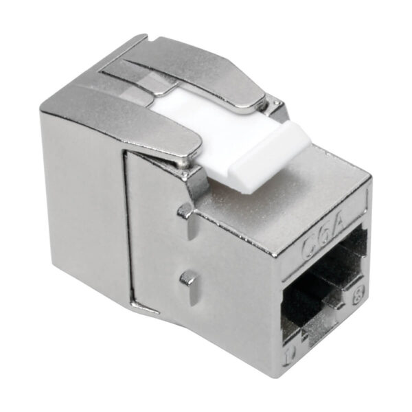 40c761c7e364ad35aa9c122e9b1e15fe Tripp Lite series Keystone Jack Cat6a/Cat6/Cat5e, RJ45, Shielded, Dust Cap - Toolless, PoE/PoE+ Compliant, TAA