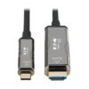 Tripp Lite series High-Speed USB-C to HDMI Fiber Active Optical Cable (AOC) - UHD 4K 60 Hz, HDR, CL3 Rated, Black, 10 m (33 ft.)