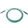 41316d5cf999816a88efb9cc89c6bf82 Tripp Lite series 40/100/400G Multimode 50/125 OM3 Fiber Optic Cable (12F MTP/MPO-PC M/F), LSZH, Aqua, 5 m (16.4 ft.)