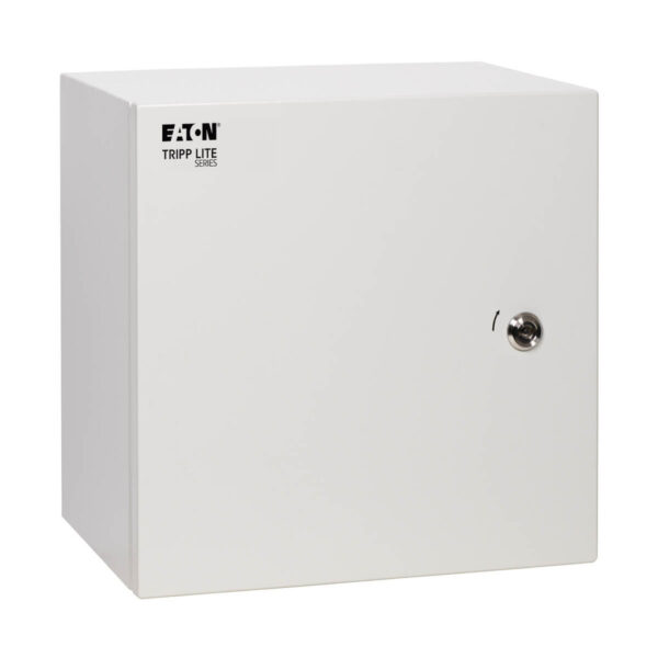 Tripp Lite series SmartRack Outdoor Industrial Enclosure with Lock - NEMA 4, Surface Mount, Metal Construction, 14 x 14 x 6 in., Gray