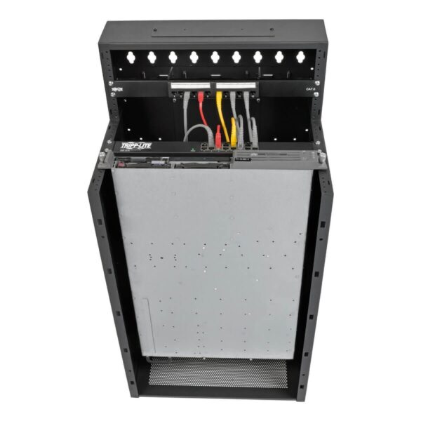41496431dda4b125c00eec8da5868619 Tripp Lite series SmartRack 16U Low-Profile Vertical-Mount Wall-Mount Half-Height Server Rack Enclosure
