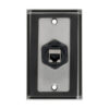 Tripp Lite series RJ45 Bulkhead Coupler for Cat5/Cat6, Female to Female, Shielded, Industrial, Dust Cap - IP68, TAA
