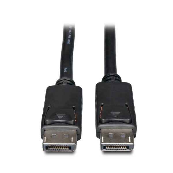 Tripp Lite series DisplayPort Cable with Latching Connectors, 4K (M/M), Black, 20 ft. (6.09 m)