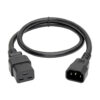4160cb3d7c194cb0e4c6e88fd0bd0f18 Tripp Lite series Power Cord, C19 to C14 - Heavy-Duty, 15A, 250V, 14 AWG, 2 ft. (0.61 m), Black