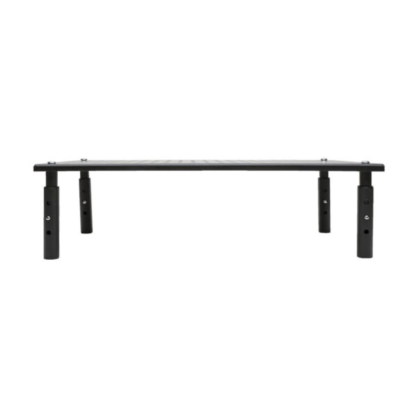 419c44048bc347872eb5c7f76e49aaf2 Tripp Lite series Monitor Riser for Desk, 18 x 11 in. - Height Adjustable, Metal, Black - MR1812M