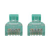 41da58df03f0048cdf263a65576c6262 Tripp Lite series Cat6a 10G Snagless Molded Slim UTP Ethernet Cable (RJ45 M/M), PoE, Aqua, 6 in. (15 cm)