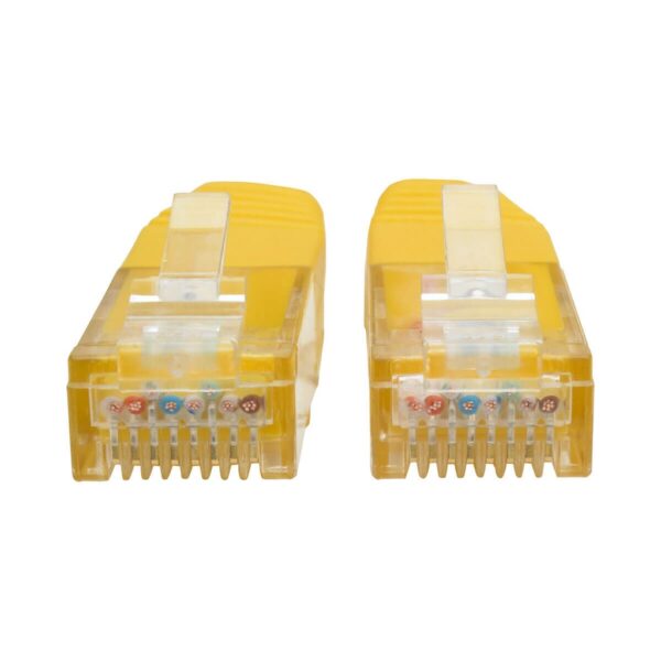 Tripp Lite series Cat6 Gigabit Molded (UTP) Ethernet Cable (RJ45 M/M), PoE, Yellow, 35 ft. (10.67 m)