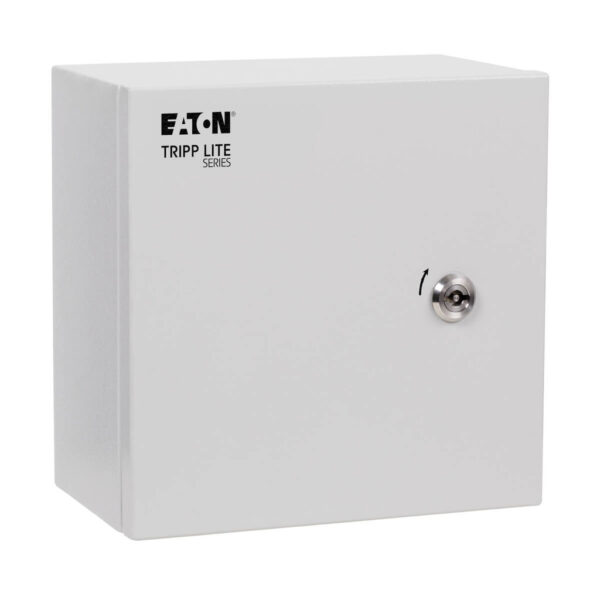 Tripp Lite series SmartRack Outdoor Industrial Enclosure with Lock - NEMA 4, Surface Mount, Metal Construction, 10 x 10 x 6 in., Gray
