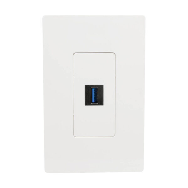 4225678c8807790d6eb01786daf4c136 Tripp Lite series USB 3.0 All-in-One Keystone/Panel Mount Coupler Cable (F/F), Angled Connector, Black, 1 ft. (0.31 m)