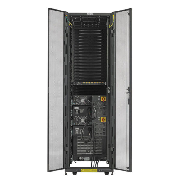 Tripp Lite EdgeReady Micro Data Center, 34U, Two 6kVA UPS (N+N), Network Management, Dual PDUs, 208/240V or 230V, Assembled - MDA3F34UPX00000