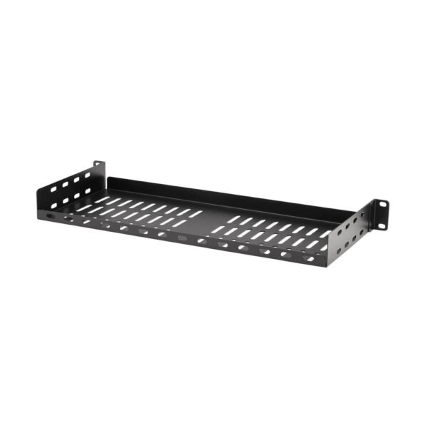 Tripp Lite series SmartRack Cantilever Fixed Steel Rack Shelf - 1U, Vented, 7 in. (17.8 cm) Deep, Holds up to 40 lb. (18 kg)