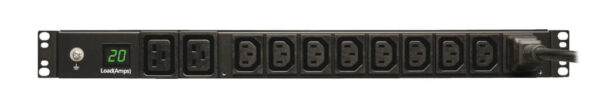429cb479eadfa588c15f00806e89f2a4 Tripp Lite series 3.7kW Single-Phase Local Metered PDU, 208/230V (8 C13 & 2 C19), C20 / L6-20P Adapter, 12 ft. (3.66 m) Cord, 1U Rack-Mount, TAA