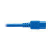 Tripp Lite series Heavy-Duty PDU Power Cord, C13 to C14 - 15A, 250V, 14 AWG, 6 ft. (1.83 m), Blue