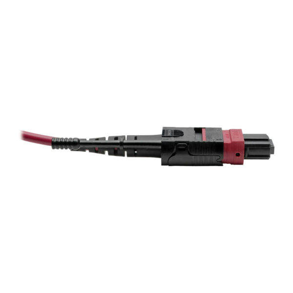Tripp Lite series MTP/MPO Parallel Optics Base-8 Migration Fiber Adapter, Polarity C to B, 12 Fiber, 40GB/100GB, OM4 M/F, Magenta, 8 in.