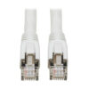 42ae2834d6c18ae1ae43bdd91a846d44-6 Tripp Lite series Cat8 40G Snagless SSTP Ethernet Cable (RJ45 M/M), PoE, White, 6 ft. (1.8 m)