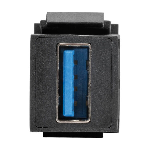 42b2ddf4329a976270f6fdb4b0fe46ad Tripp Lite series USB 3.0 All-in-One Keystone/Panel Mount Coupler (F/F), Black, TAA
