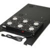 42dc9b007bdf0645aefd91d753ec13c1 Tripp Lite series SmartRack Roof-Mounted Fan Panel for Deep Rack Enclosure Cabinets - 6 120V Fans, 630 CFM, 5-15P Plug
