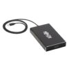 42f8b9a2e132767e50d8cbcfd7aa6bbf Tripp Lite series USB-C to Dual M.2 SATA SSD/HDD Enclosure Adapter - USB 3.1 Gen 2 (10 Gbps), Thunderbolt 3, UASP, RAID