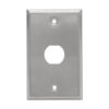 Tripp Lite series 1-Port Single Gang Faceplate, Stainless Steel, Industrial Grade, IP44, TAA