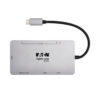 437835aedeabbdc57787e7baee1d7e91 Tripp Lite series USB-C Dock, Dual Display - 4K 60 Hz HDMI, USB 3.x (5Gbps) Hub Ports, Memory Card, 100W PD Charging, Gray