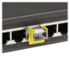 Tripp Lite series Universal RJ45 Locking Inserts, Yellow, 10 Pack, TAA