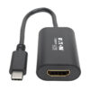 4394a35363228eb783204003c0db3e89 Tripp Lite series USB-C to HDMI Adapter (M/F) - 4K 60 Hz, HDCP 2.2, Black