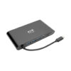 Tripp Lite series USB-C Dock, Dual Display - 4K HDMI / mDP, VGA, USB 3.x (5Gbps), USB-A/C Hub, GbE, Memory Card, 100W PD Charging