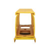 Tripp Lite series Horizontal Cable Manager - Finger Duct with Cover, Yellow, 1U