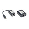 Tripp Lite series 1-Port Plug-and-Play USB 2.0 over Cat5/Cat6 Extender Kit, Transmitter & Receiver, USB up to 164.04 ft. (50M), TAA