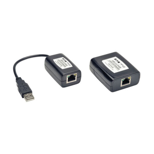 Tripp Lite series 1-Port Plug-and-Play USB 2.0 over Cat5/Cat6 Extender Kit, Transmitter & Receiver, USB up to 164.04 ft. (50M), TAA