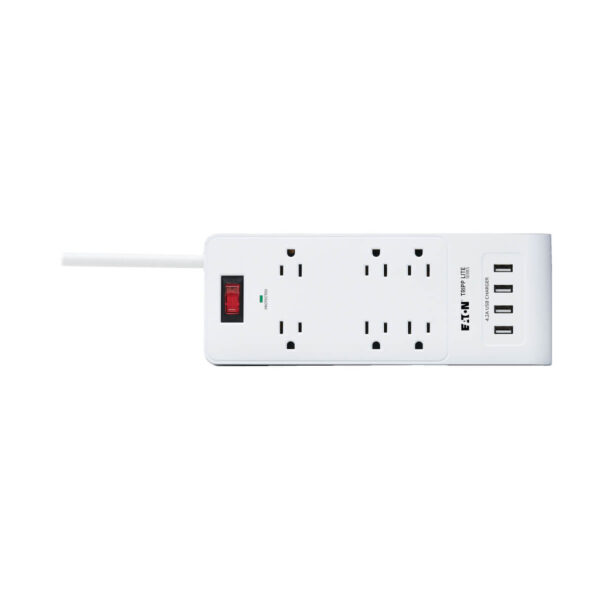 440b3c0883d1ada61b48aeedbbd43ece Tripp Lite TLP64USBRA15 surge protector White 6 AC outlet(s) 110 - 125 V 4,57 m