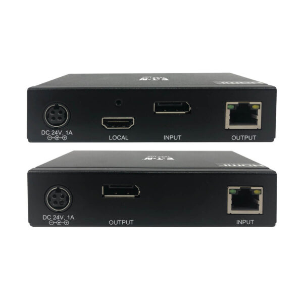 Tripp Lite series DisplayPort over Cat6 Extender Kit, KVM Support, USB, 4K, DP1.2a, PoC, HDCP 2.2, 230 ft. (70 m), TAA