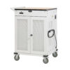Tripp Lite Safe-IT 36-Device UV Charging Cart for Laptops and Chromebooks, 120V, 5-15P, 10 ft. Cord, Antimicrobial, White - CSC36VACUVC