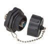 Tripp Lite series Rigid Industrial F-Type Adapter (M/F) - IP68, Black