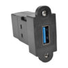 44cfcecc0933d48b5b5045a8c633f6d9 Tripp Lite series USB 3.0 All-in-One Keystone/Panel Mount Coupler (F/F), Black, TAA