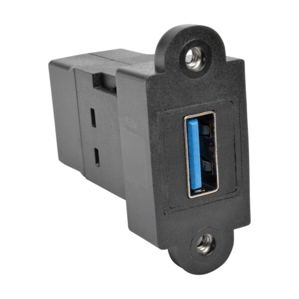44cfcecc0933d48b5b5045a8c633f6d9 Tripp Lite series USB 3.0 All-in-One Keystone/Panel Mount Coupler (F/F), Black, TAA