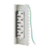 Tripp Lite series Cat6a STP Patch Panel, 8 Ports, DIN Rail or Wall Mount, TAA