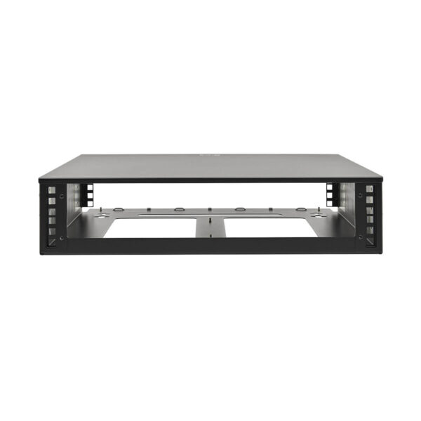 4580d97cbd1f04467d7d9cc712958084 Tripp Lite series SmartRack 2U Low-Profile Vertical-Mount Vented Wall-Mount Mini Rack Enclosure, Black