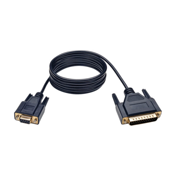 Tripp Lite series Null Modem Serial DB9 Serial Cable (DB9 to DB25 F/M), 6 ft. (1.83 m)