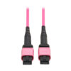 45b359548b4b7fa07ae493da97471ab9 Tripp Lite series 100G Multimode 50/125 OM4 Fiber Optic Cable (12F MTP/MPO-PC F/F), OFNP, Magenta, 5 m (16.4 ft.), TAA