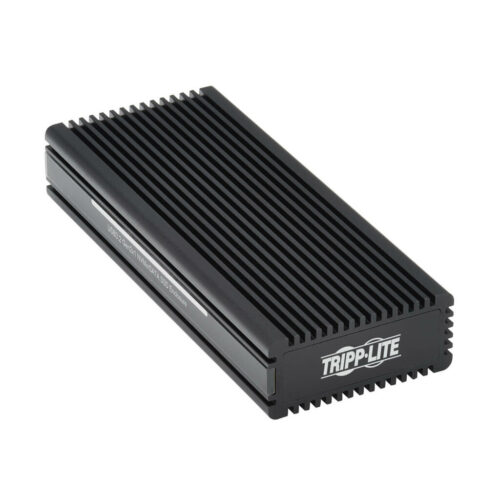 Tripp Lite series USB-C to M.2 NVMe and SATA SSD (M-Key) Gaming Enclosure Adapter - USB 3.2 Gen 2 (10 Gbps), LEDs